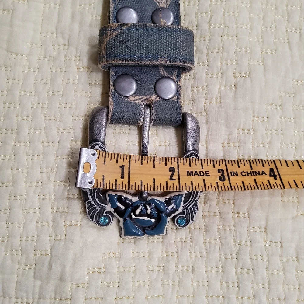 Ed Hardy Vintage Embroidered Belt Size S